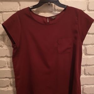 Red blouse t shirt